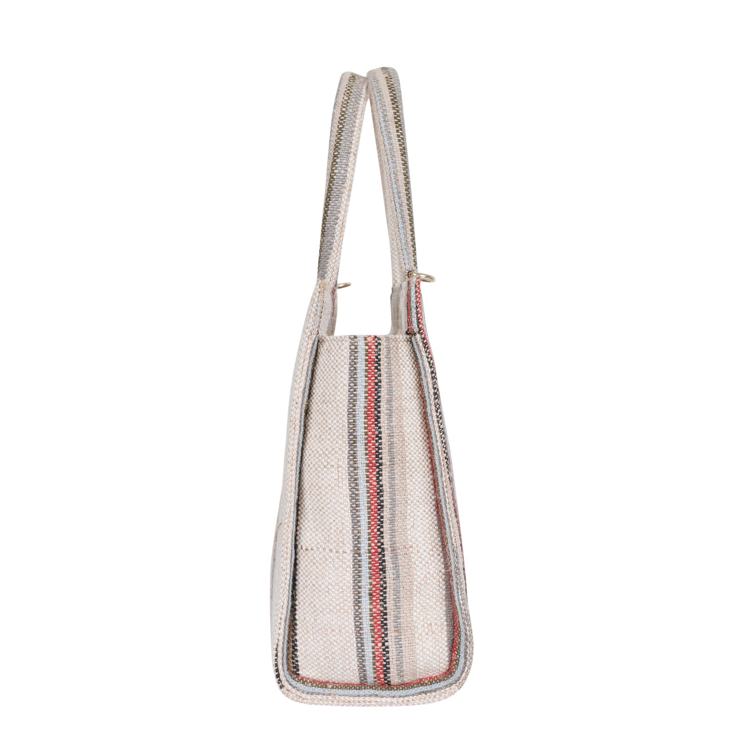 Wholesale  Brown & Grey Canvas Crossbody Tote Bag for Travel