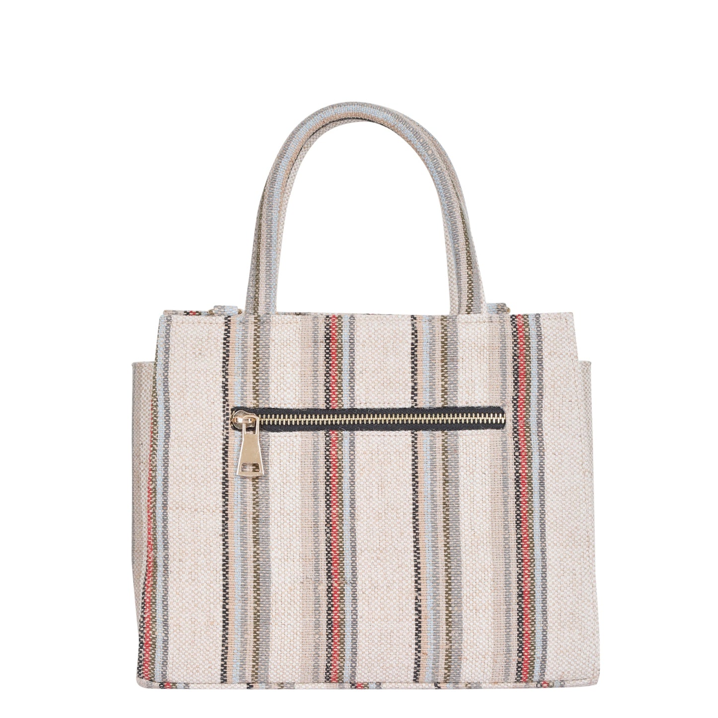 Wholesale  Brown & Grey Canvas Crossbody Tote Bag for Travel