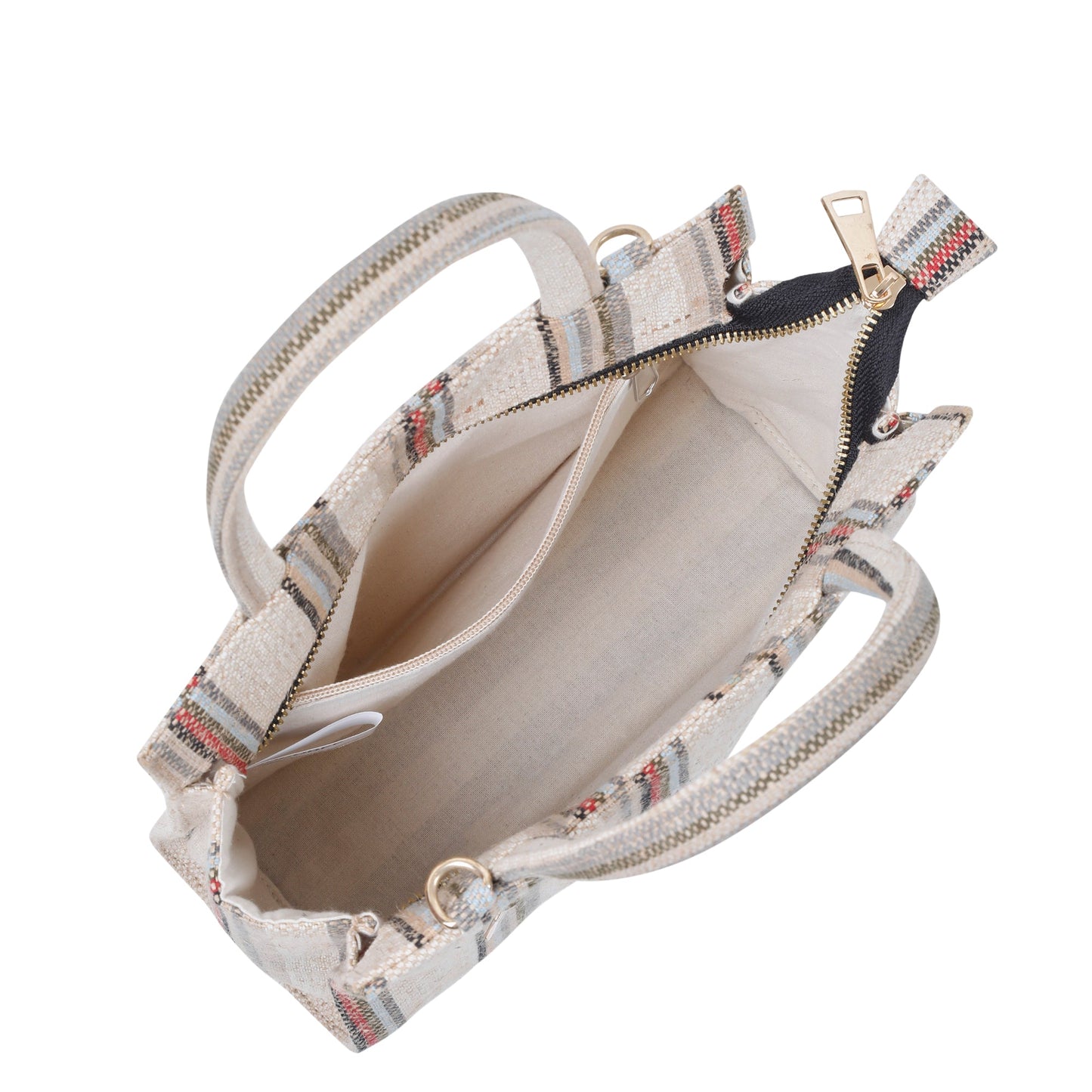 Wholesale  Brown & Grey Canvas Crossbody Tote Bag for Travel