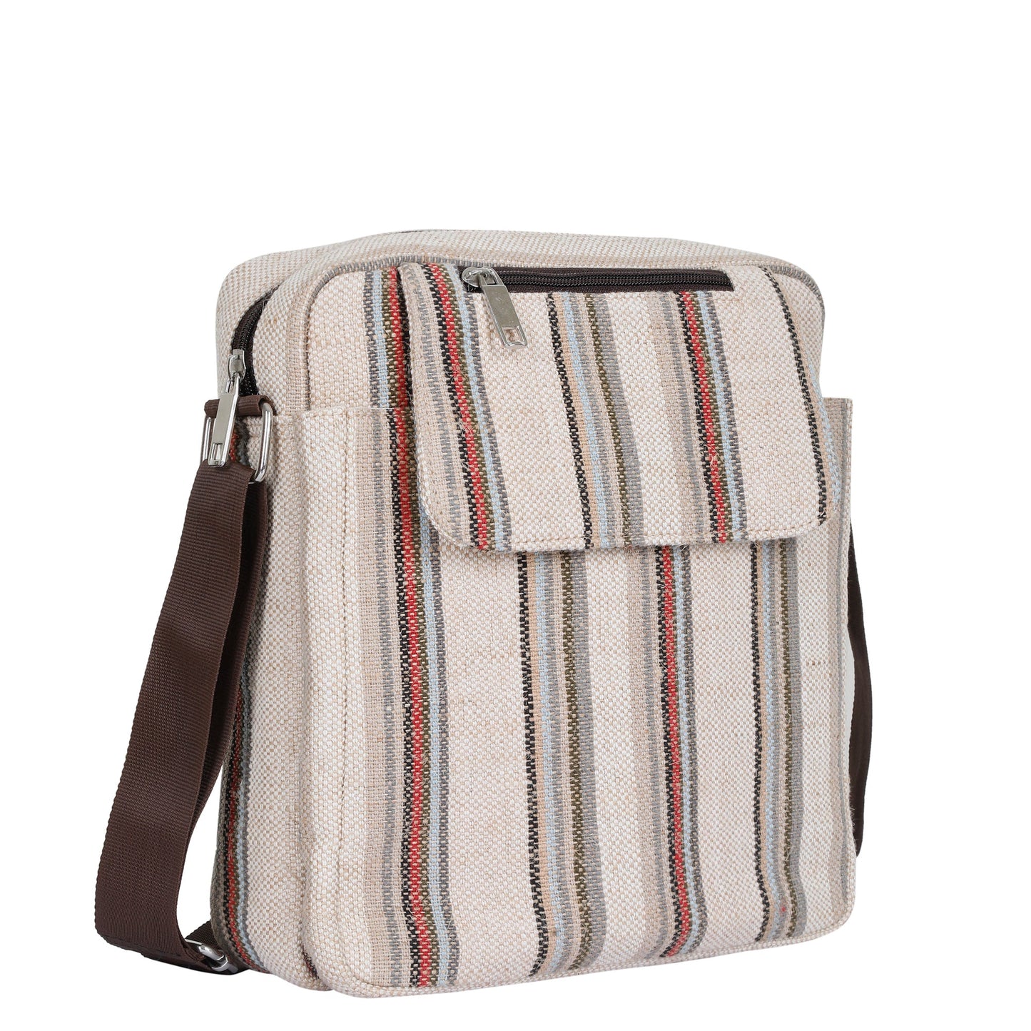 Wholesale Eco-friendly Multicolour Canvas Crossbody Sling Bag for Work