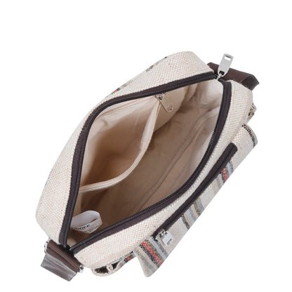 Wholesale Eco-friendly Multicolour Canvas Crossbody Sling Bag for Work