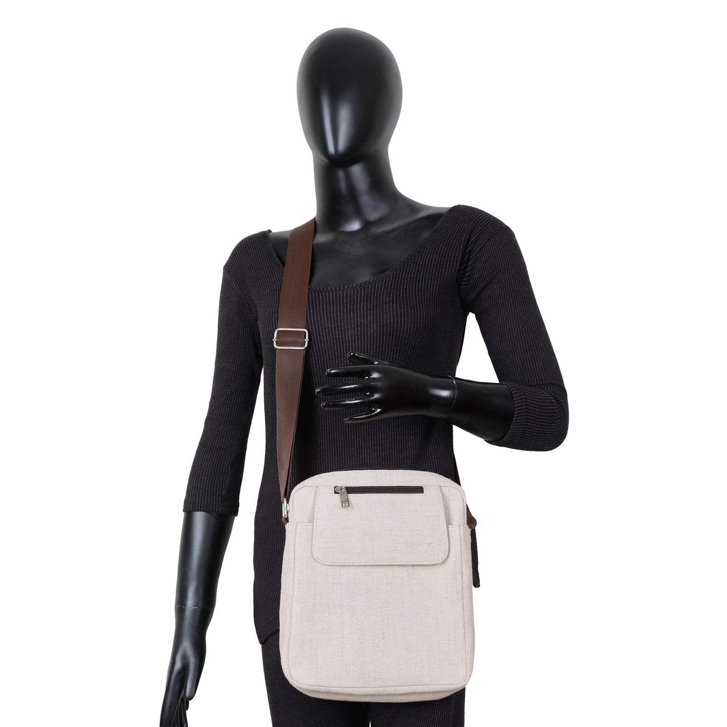 Wholesale Canvas Crossbody Sling Bag Organizer for Daily & Travel Use