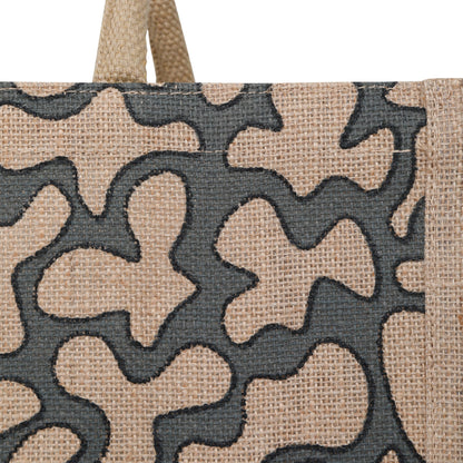 Printed Natural Jute Tote Bags for Eco-Friendly Shopping – Wholesale Supply