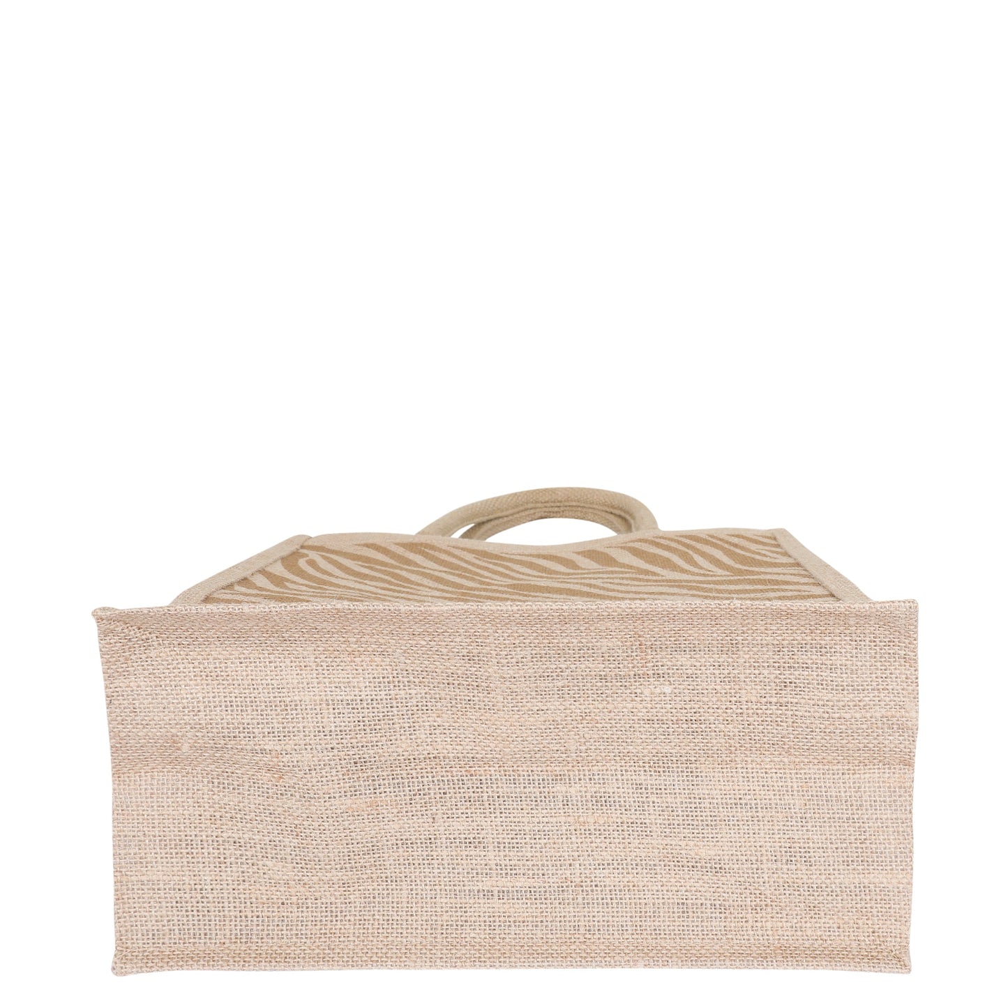 Zebra Print Natural Jute Tote Bags for Eco Shopping – Wholesale Supply