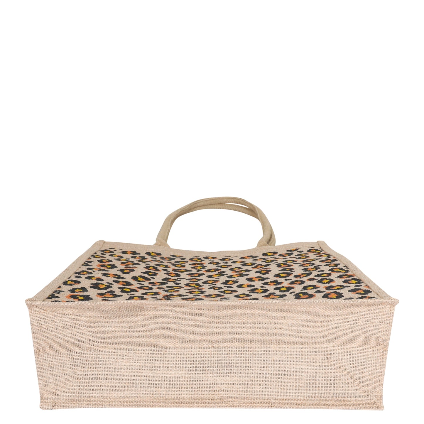 Cheetah Print Natural Jute Tote Bags for Sustainable Shopping – Wholesale Supply