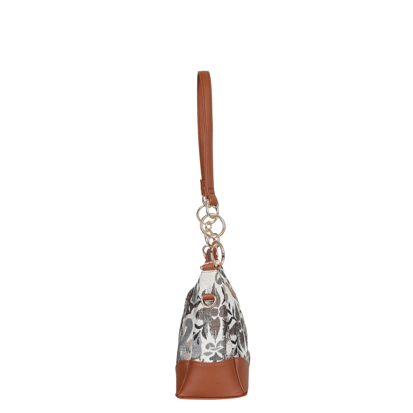 Wholesale Abstract Tapestry Shoulder Bag for Women – Modern Tote Sling Purse with vegan leather Handle
