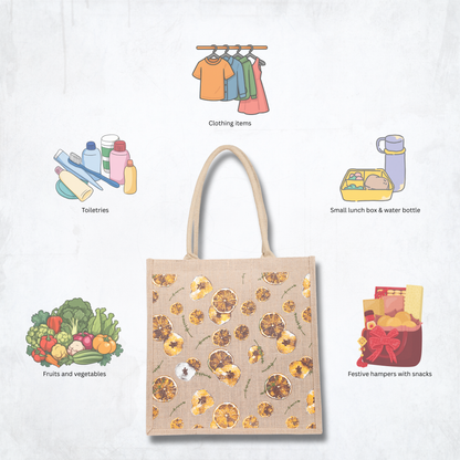 Eco-Friendly Natural Jute Shopping Bags for Daily Use – Wholesale Supply