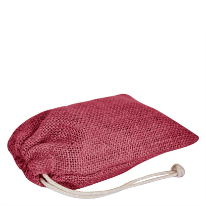 Wholesale Coloured Jute Drawstring Gift Bags for Weddings, Events (8 PCS)