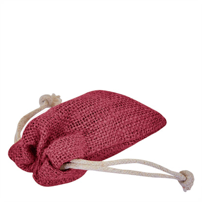 Wholesale Coloured Burlap Drawstring Jute Gift Bags for Party  (8 PCS)