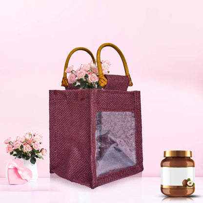 Wholesale Coloured Burlap Gift Bags for Holiday Gifts (Packs of 7)