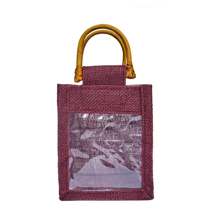 Wholesale Coloured Burlap Gift Bags for Holiday Gifts (Packs of 7)