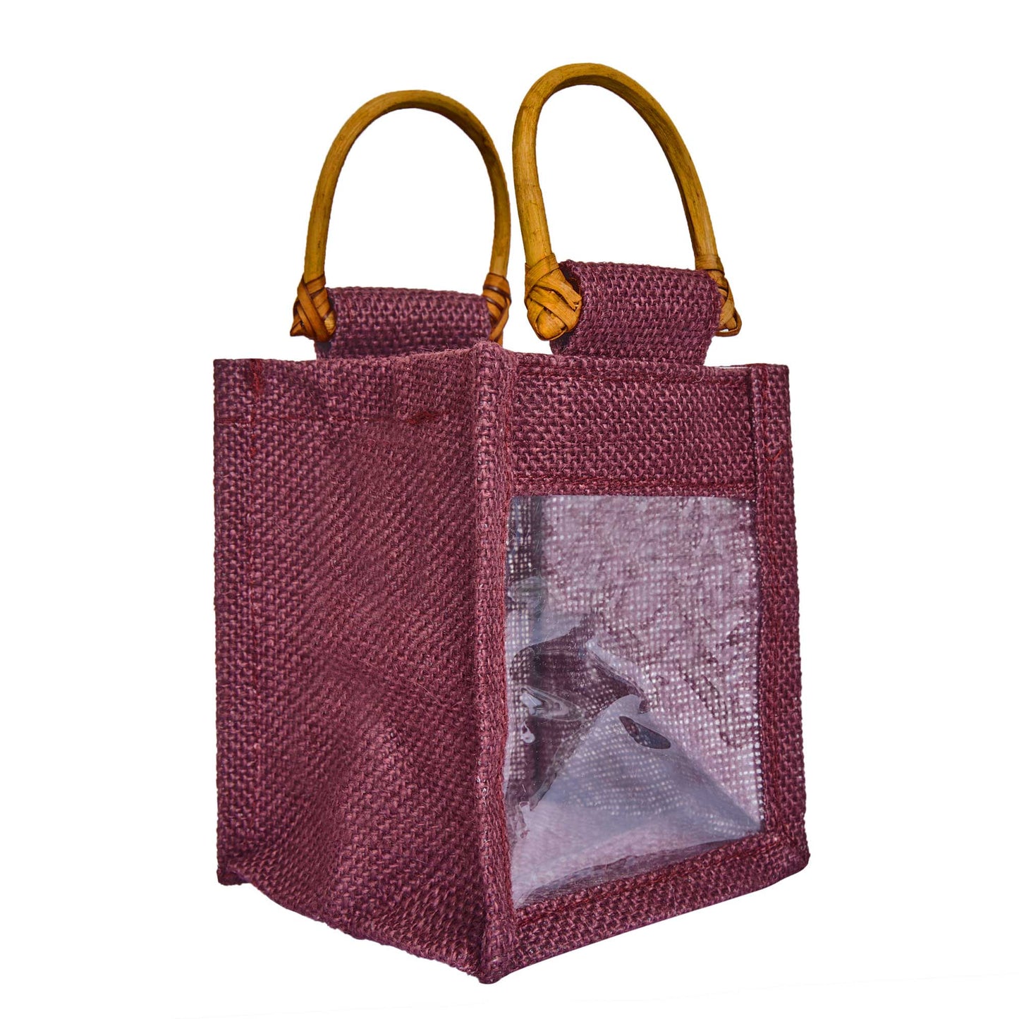Wholesale Coloured Burlap Gift Bags for Holiday Gifts (Packs of 7)