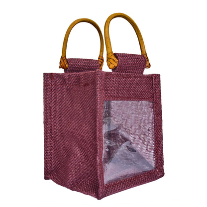 Wholesale Coloured Burlap Gift Bags for Holiday Gifts (Packs of 7)