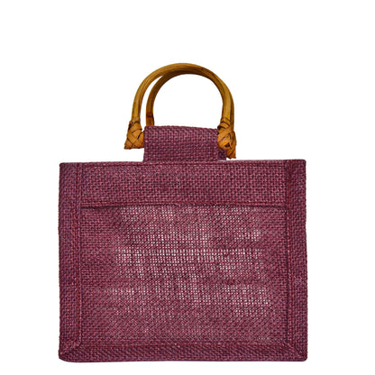 Wholesale Reusable Colourful Burlap Jute Gift Bags for Party Favours & Events (7 PCS)