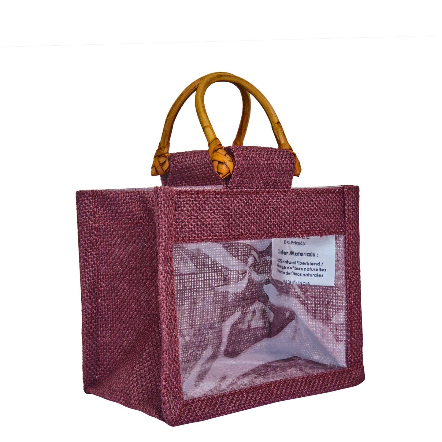 Wholesale Reusable Colourful Burlap Jute Gift Bags for Party Favours & Events (7 PCS)