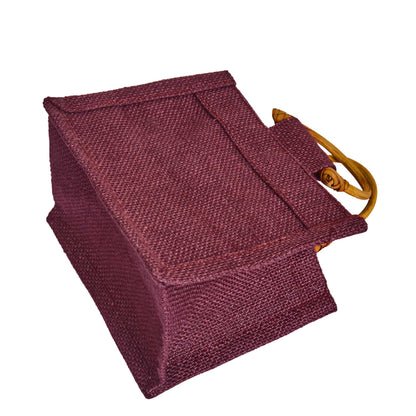Wholesale Reusable Colourful Burlap Jute Gift Bags for Party Favours & Events (7 PCS)