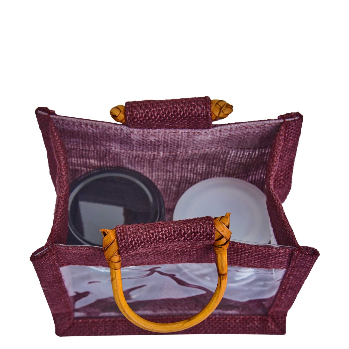 Wholesale Reusable Colourful Burlap Jute Gift Bags for Party Favours & Events (7 PCS)