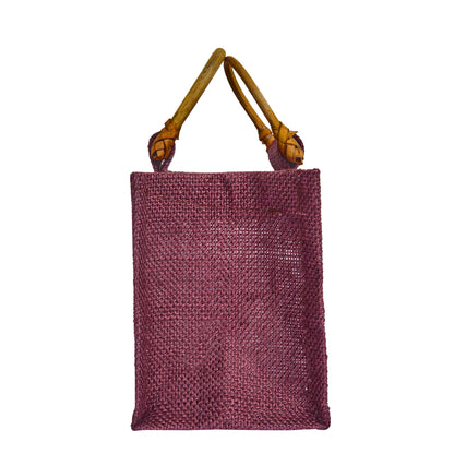 Wholesale Colourful Burlap Jute Gift Bags with Organza for Party Favours & Events (Packs of 7)