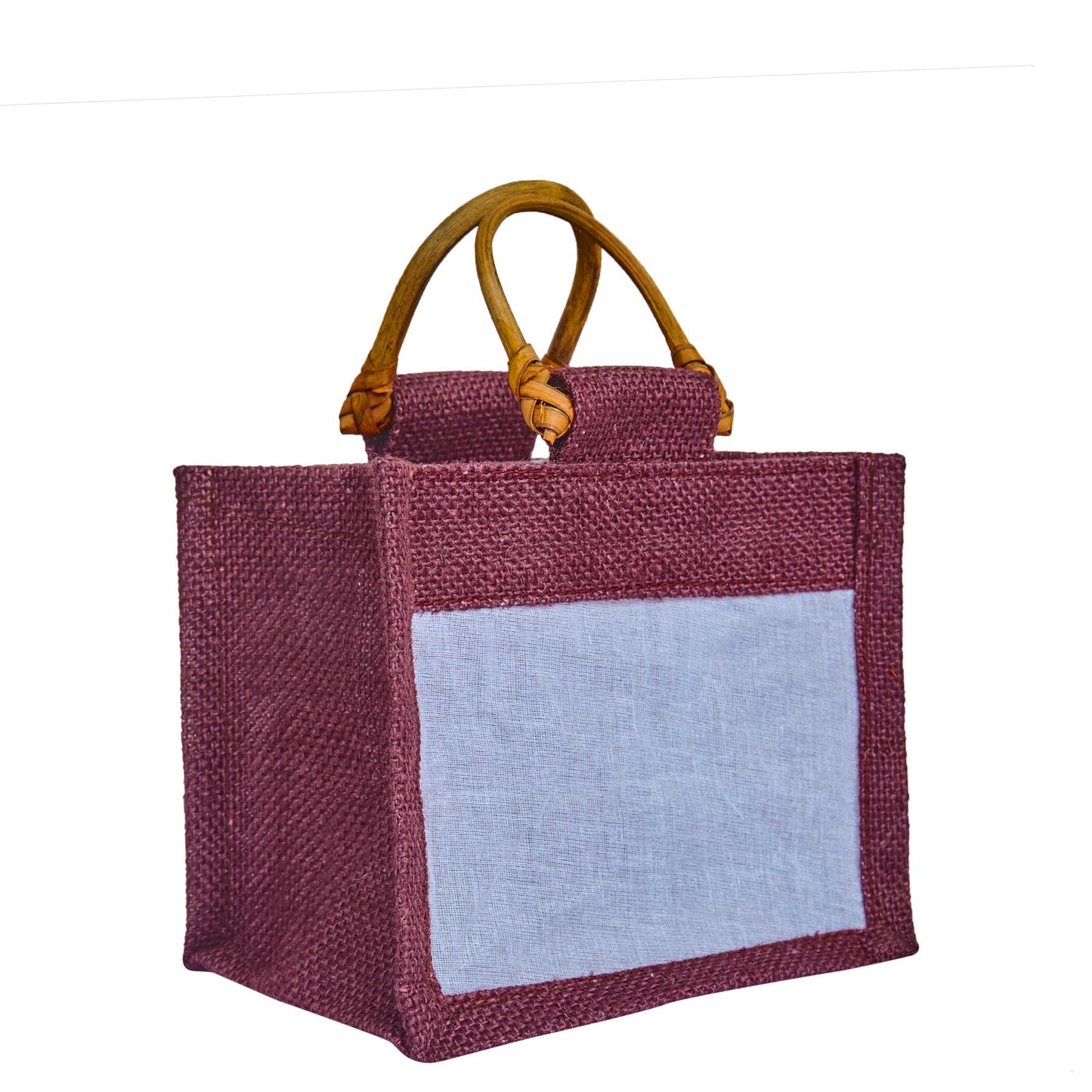 Wholesale Colourful Burlap Jute Gift Bags with Organza for Party Favours & Events (Packs of 7)