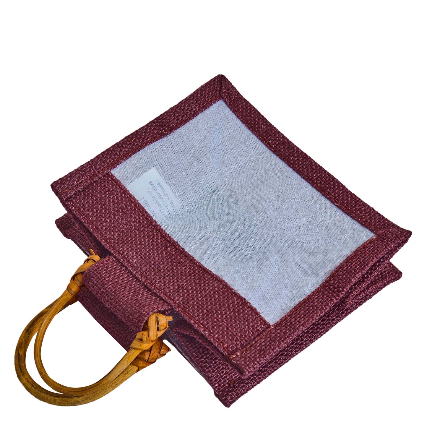 Wholesale Colourful Burlap Jute Gift Bags with Organza for Party Favours & Events (Packs of 7)