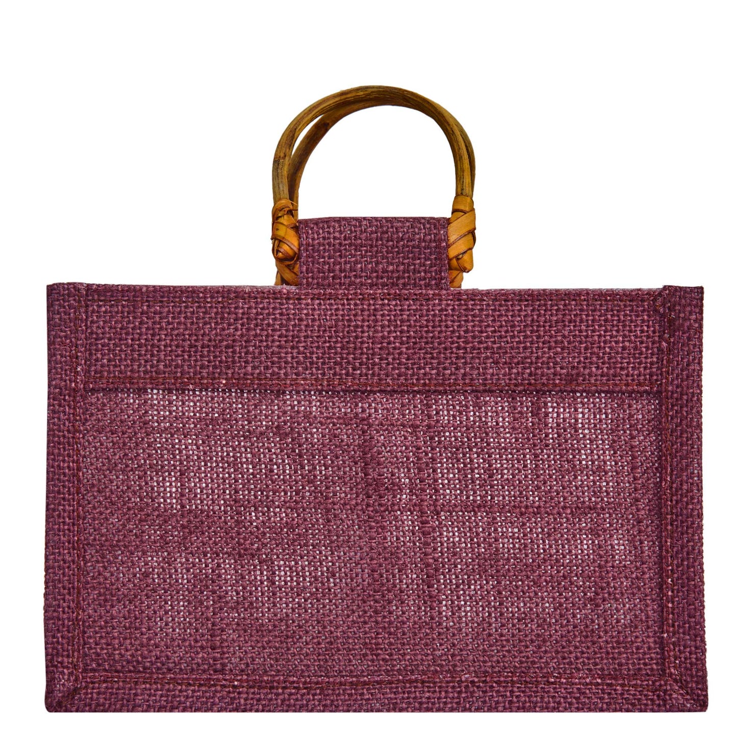 Wholesale Eco-Friendly Coloured Burlap Jute Gift Bags with Organza  (Packs of 7)