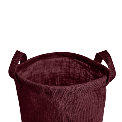Wholesale Coloured Foldable Jute Laundry Storage Bins (Set of 4)