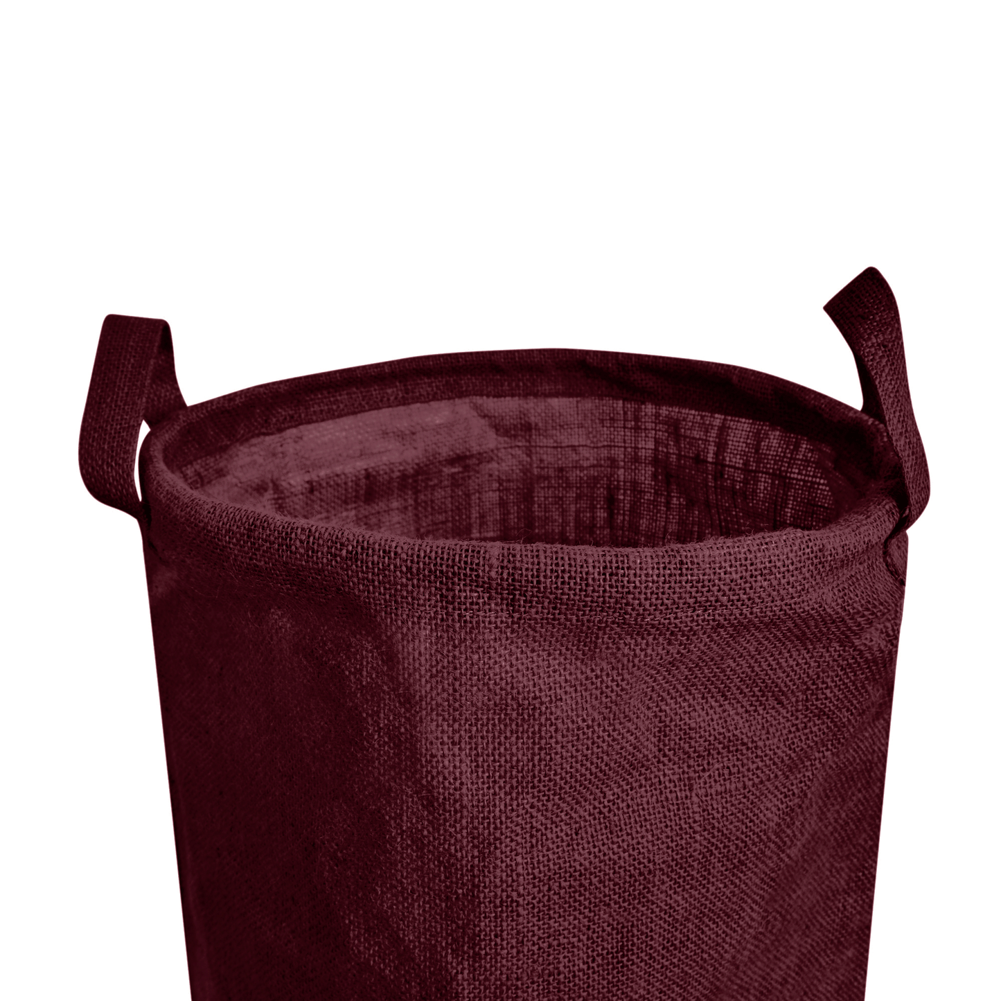 Wholesale Coloured Jute Burlap Laundry Storage Basket  (Set of 4)