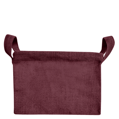 Wholesale Coloured Burlap Reusable Jute Laundry Basket  (Packs of 4)