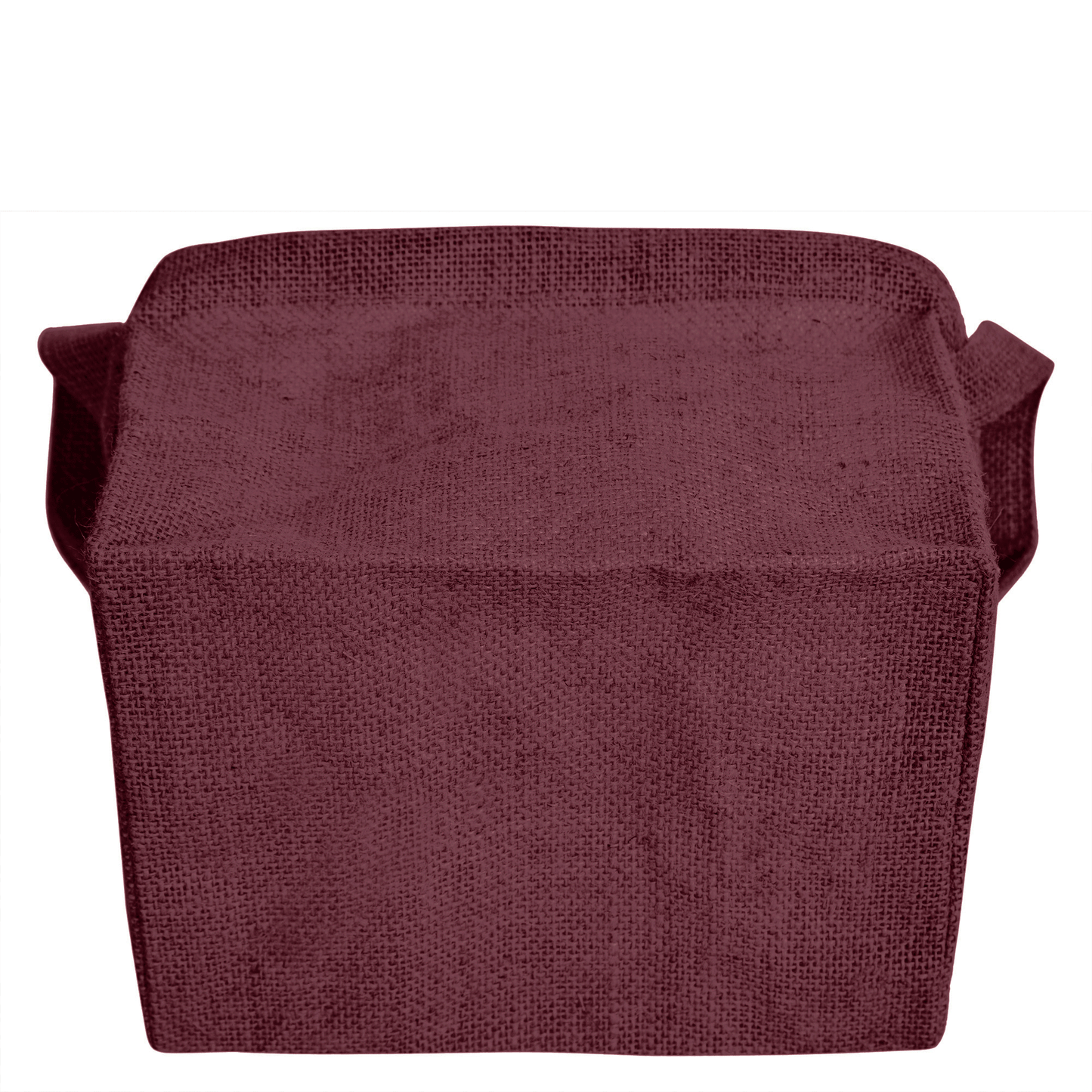 Wholesale Coloured Burlap Reusable Jute Laundry Basket  (Packs of 4)