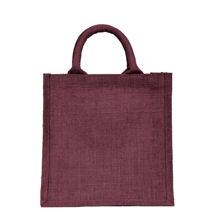 Jute Shopping Bags Wholesale – Reusable Burlap Totes for Beach, Grocery, Gifts, Party Favors & Daily Use (Packs of 4)