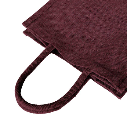 Wholesale Jute Promotional Shopping Bags – Red, Pink, Green & Orange for Gifts, Promotions & More (Packs of 4)