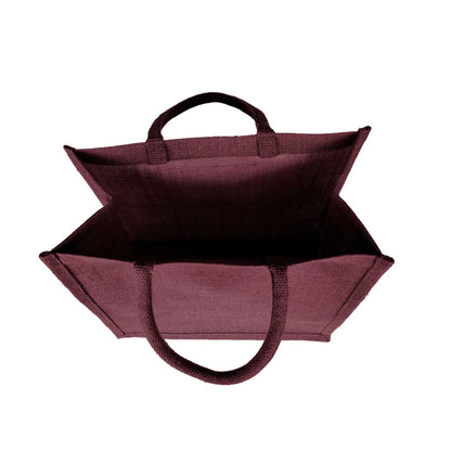 Wholesale Jute Promotional Shopping Bags – Red, Pink, Green & Orange for Gifts, Promotions & More (Packs of 4)