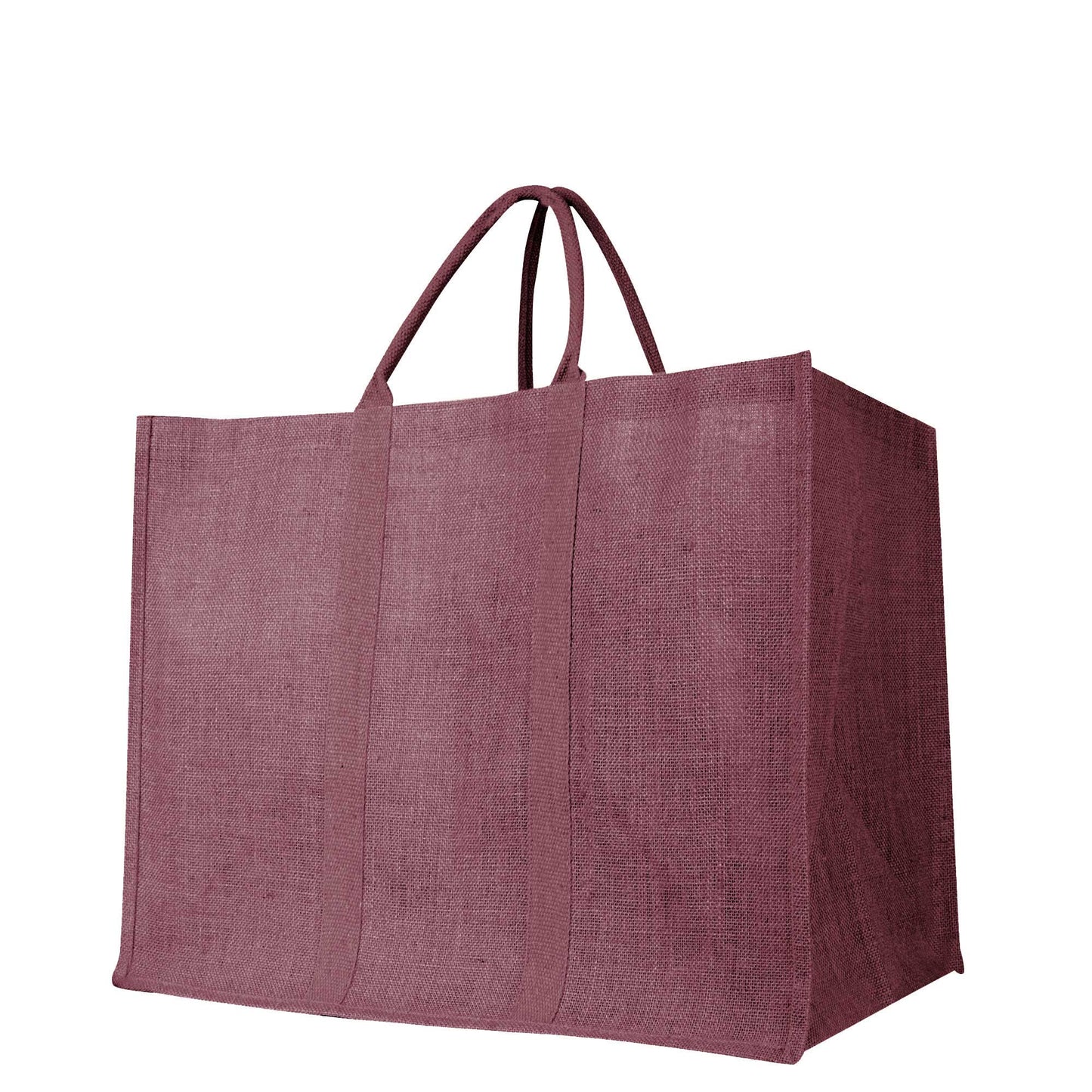 Wholesale Environmentally Friendly Jute Shopping Bags – Red, Pink, Green & Orange Burlap Totes (Pack of 4)