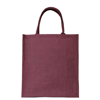 Wholesale Jute Shopping Bags – Colourful Reusable Burlap Totes for Gifting, Promotions & Daily Use (Pack of 4)