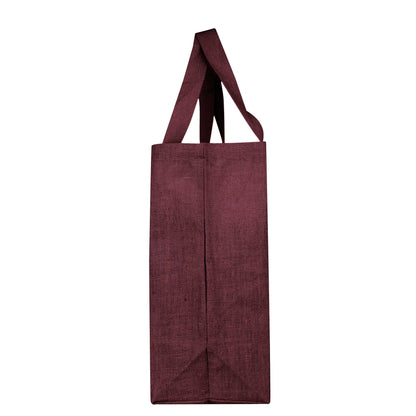 Wholesale Jute Tote Shoulder Bags – Shopping, Weddings, Promotional, Travel & DIY Gift Bags (Packs of 4)