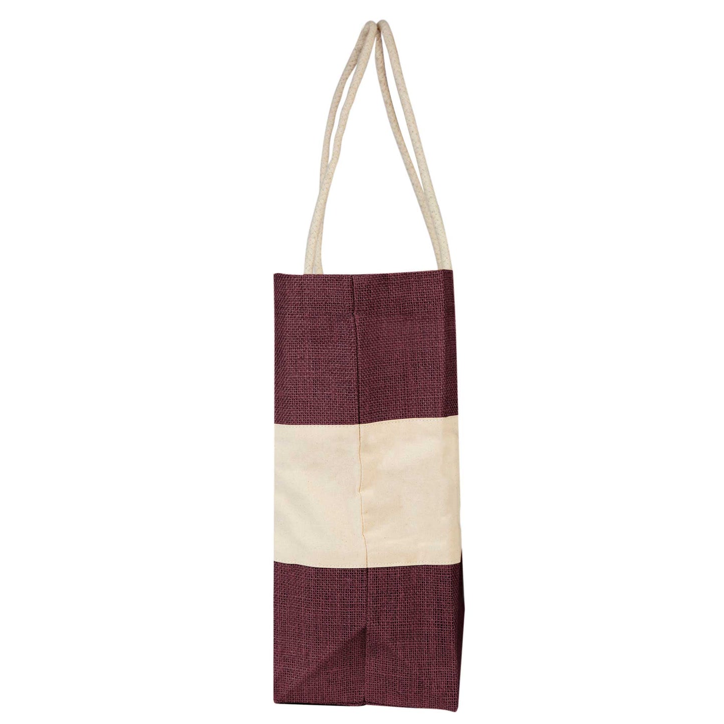 Wholesale Sustainable Coloured Jute Bags with Rope Handles – Reusable for Shopping, Promotional & Gifting (packs of 4)