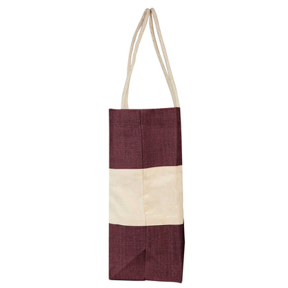 Wholesale Sustainable Coloured Jute Bags with Rope Handles – Reusable for Shopping, Promotional & Gifting (packs of 4)