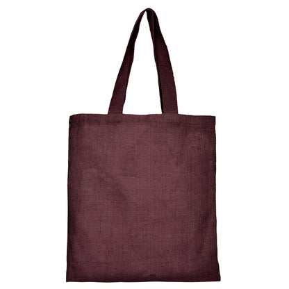 Wholesale Colorful Jute Tote Bags  – Red, Pink, Green & Orange – Reusable for Gifts, Beach, Weddings & Shopping (Set of 4)