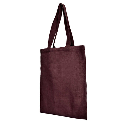 Wholesale Colorful Jute Tote Bags  – Red, Pink, Green & Orange – Reusable for Gifts, Beach, Weddings & Shopping (Set of 4)