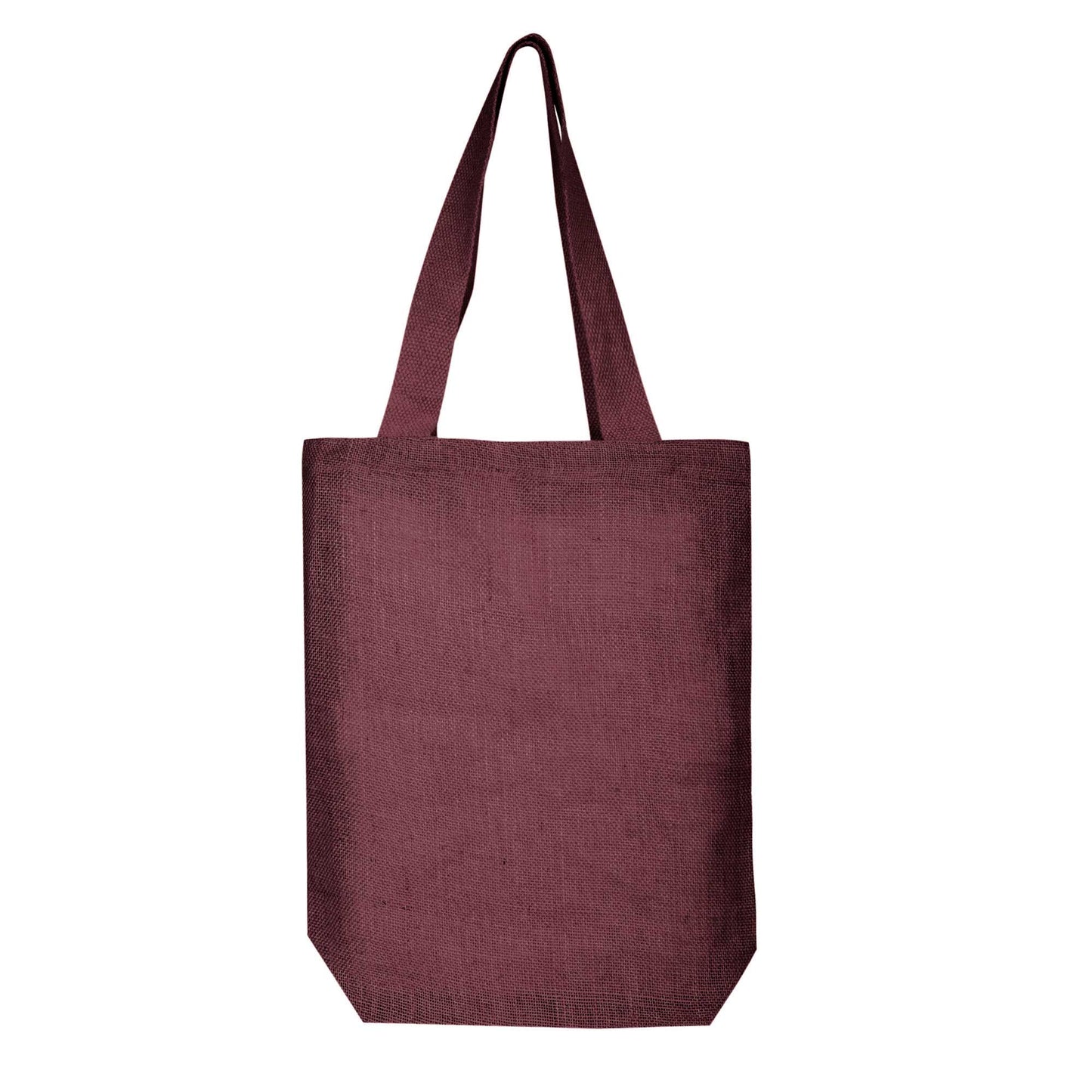 Wholesale Jute Bags for Corporate Events – Red, Pink, Green & Orange – Reusable Burlap Totes for Events & Weddings (Set of 4)