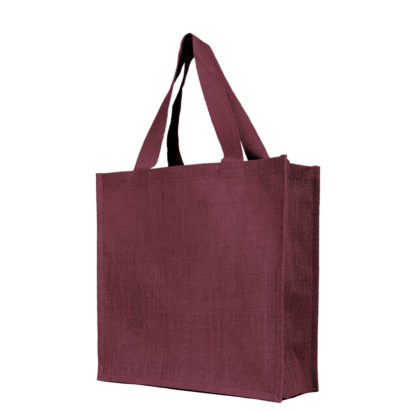 Reusable Natural Jute Bags for Wholesale – Shopping, Gifting, Wedding & Daily Use – Deep Red, Pink, Green & Orange (Set of 4)