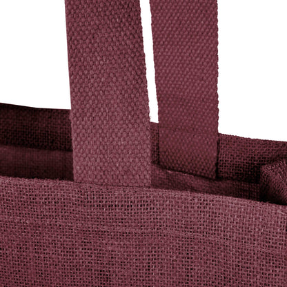Reusable Natural Jute Bags for Wholesale – Shopping, Gifting, Wedding & Daily Use – Deep Red, Pink, Green & Orange (Set of 4)