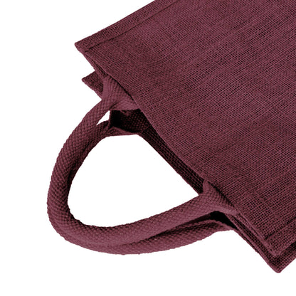 Colorful Wholesale Jute Tote Bags – Perfect for Shopping, Weddings, Valentine’s, Mother’s Day & more (Packs of 4)