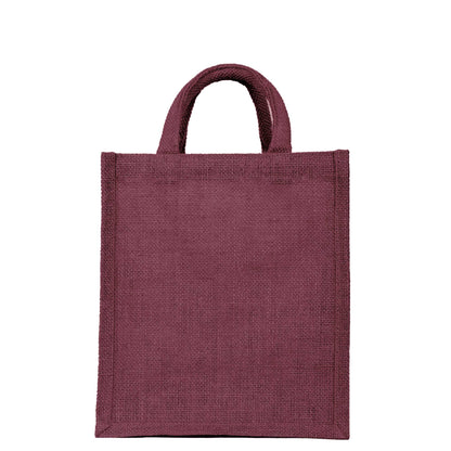 Colorful Jute Tote Bags – Wholesale Reusable Burlap Gift Bags for Shopping & Weddings (Set of 4)