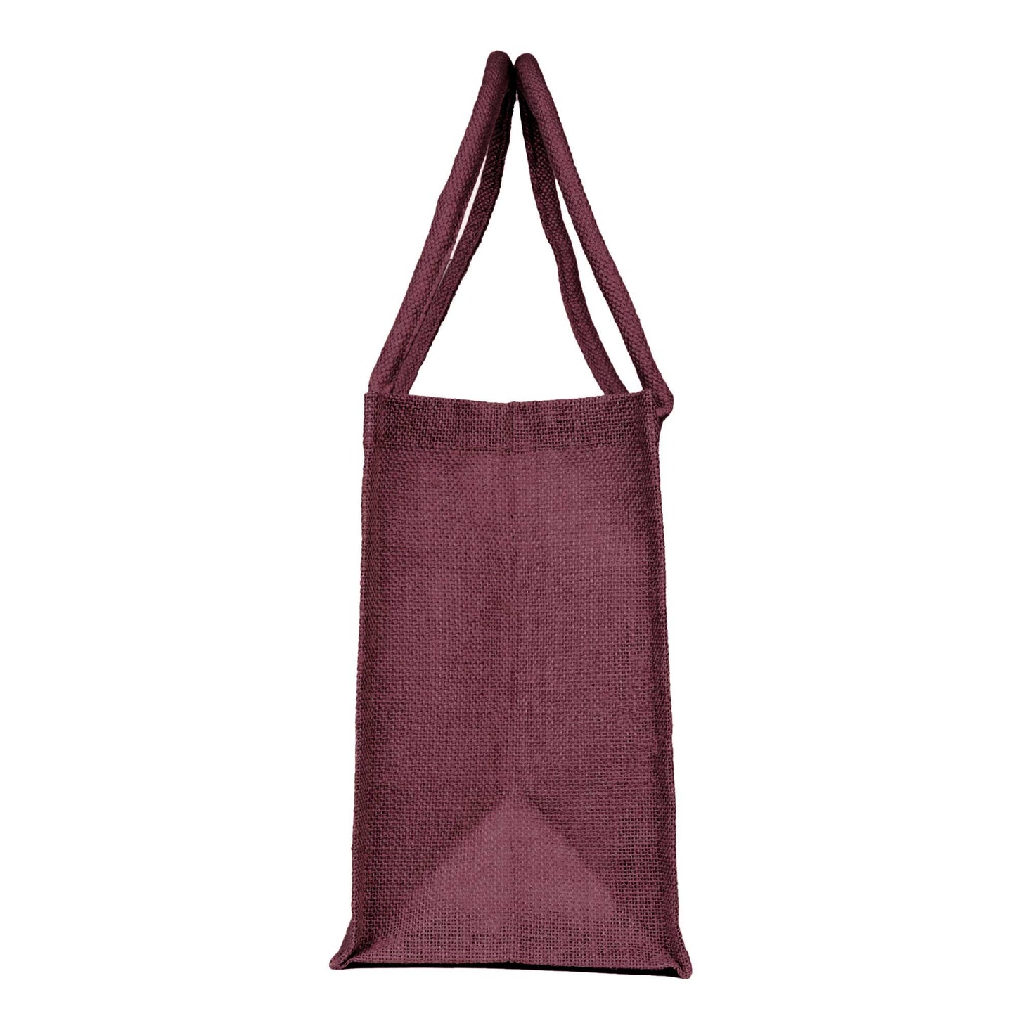 Jute Wholesale Tote Bags – Ideal for Christmas Gifts, Weddings & Shopping – Deep Red, Pink, Green & Orange (Set of 4)