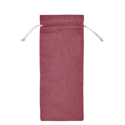 Wholesale Cotton Wine Bottle Gift Bags –Drawstring Pouches Gifting, Parties, Weddings, Christmas, New Year & Holidays (6 Pack)