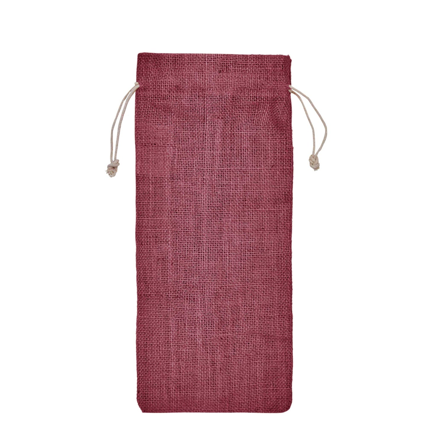 Wholesale Coloured Jute Wine Bottle Gift Pouches – Drawstring Burlap Bags for Gifting & Events (Set of 7)