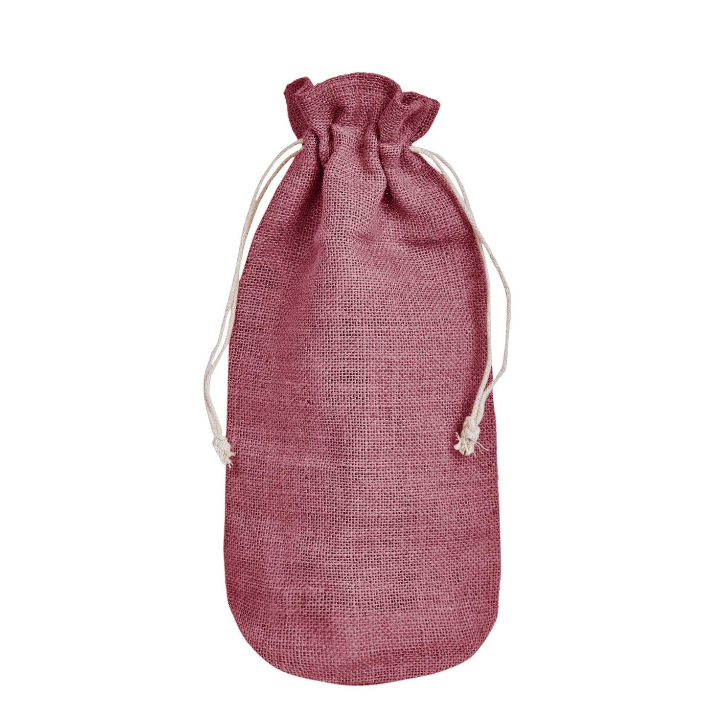 Wholesale Coloured Jute Wine Bottle Gift Pouches – Burlap Bags for Weddings & Celebrations (Set of 7)