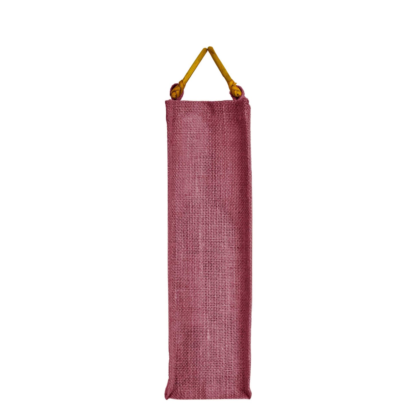 Wholesale Coloured Jute Wine Bottle Bags with Cane Handles – For Events & Gifting (Pack of 7)