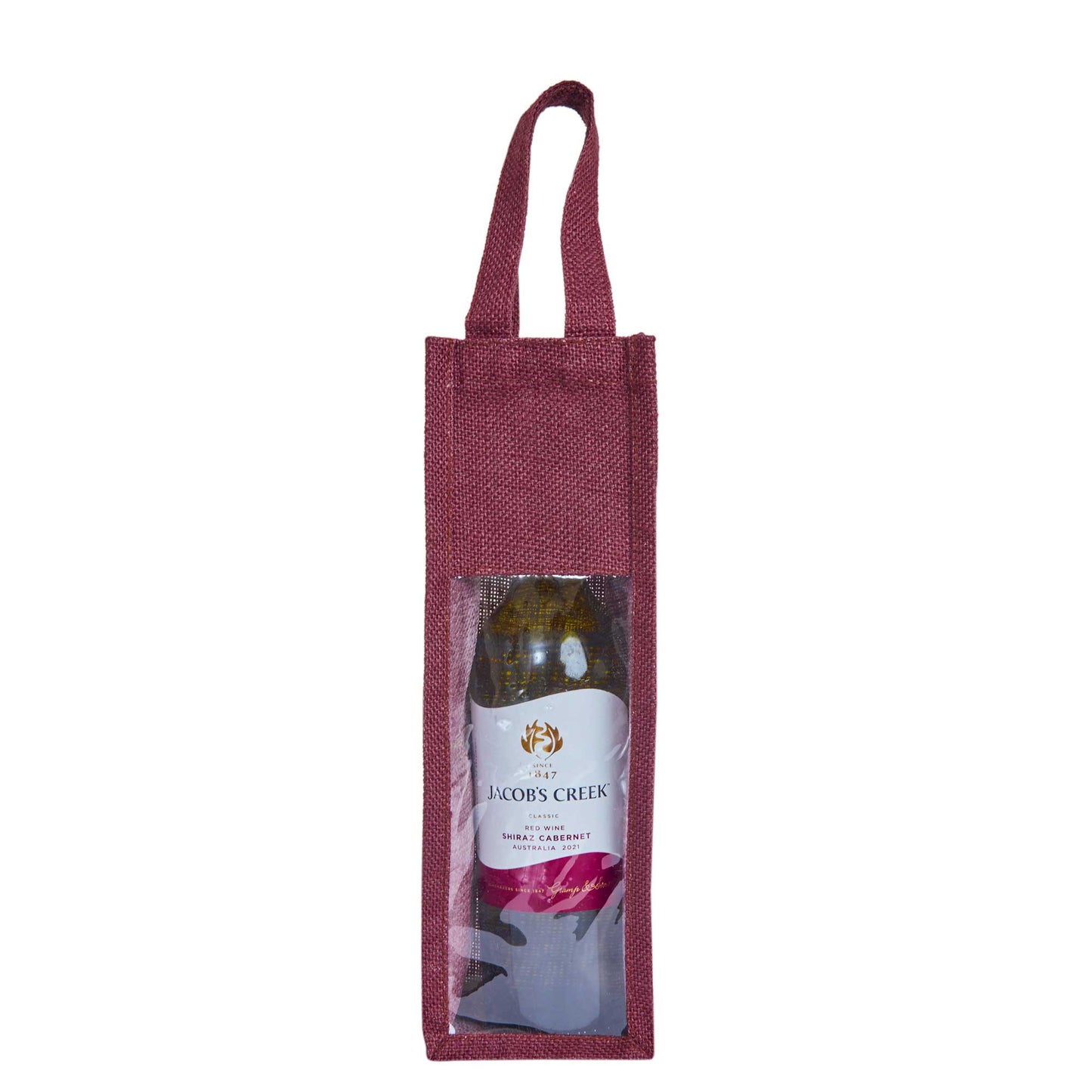 Reusable Jute Wine Gift Bags – Coloured Bottle Bags for Celebrations & Events, Wholesale (Pack of 6)